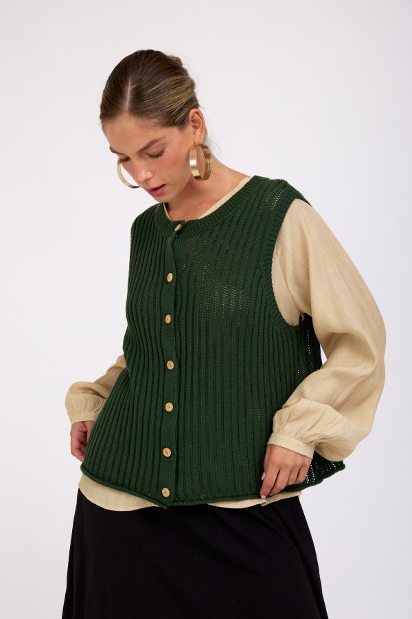 אפודת ריי ירוקה