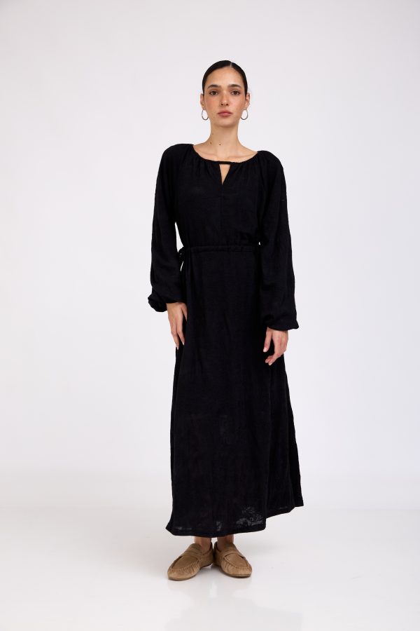 שמלת ענבה שחורה