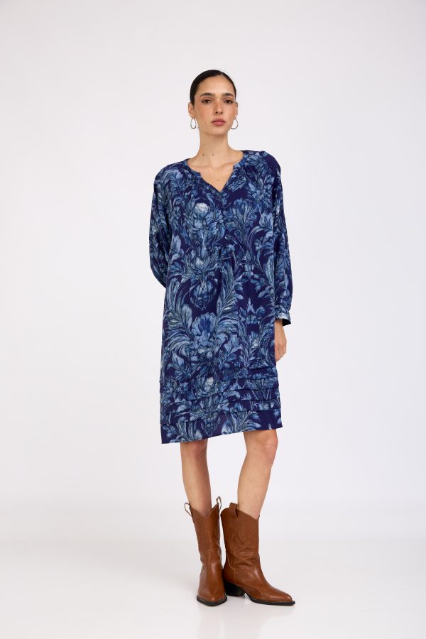 שמלת מרים כחולה