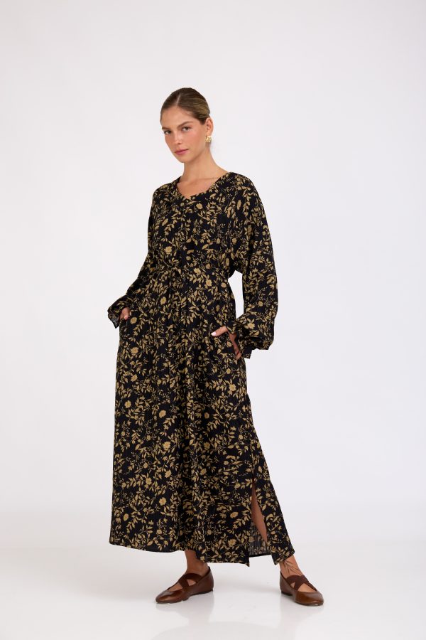 שמלת עדינה פרחונית