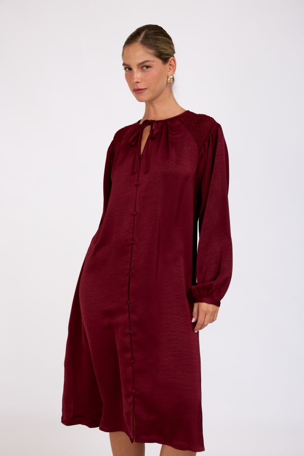 שמלת שלם בורדו