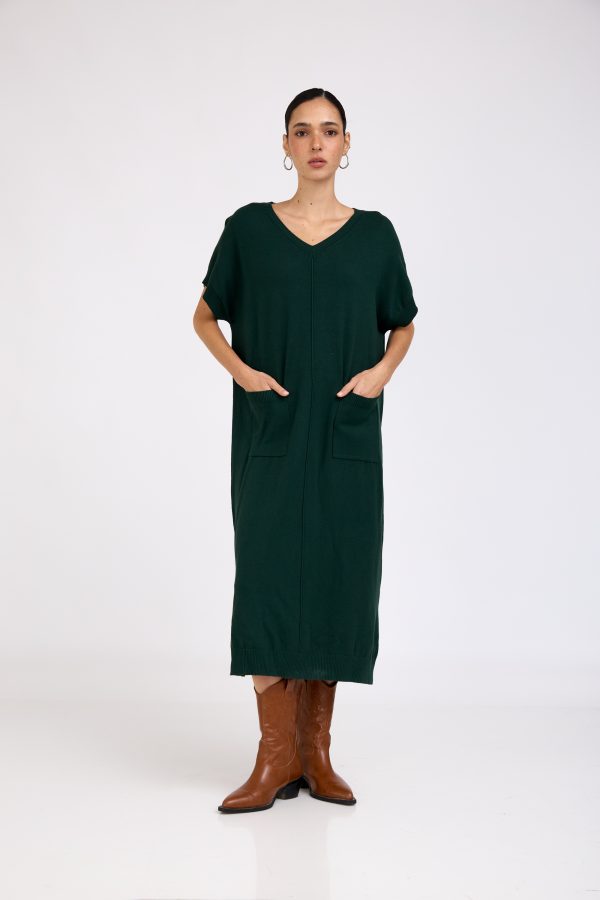 שמלת לורה ירוקה