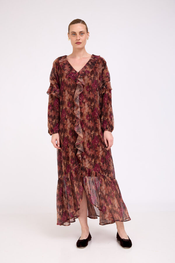 שמלת מלכה פרחונית