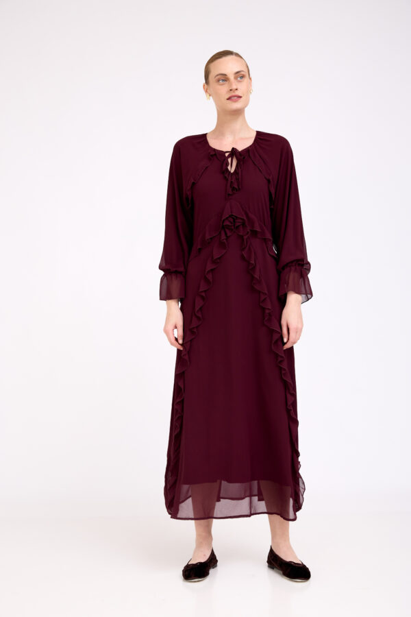 שמלת מונל בורדו