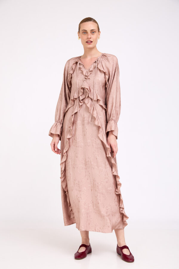 שמלת מונל ורודה