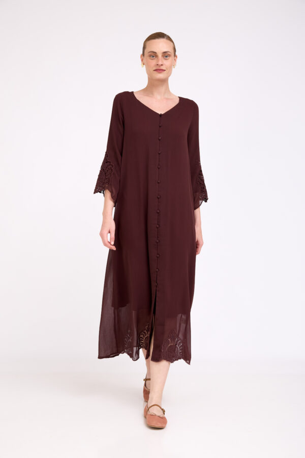 שמלת אוריאה חומה