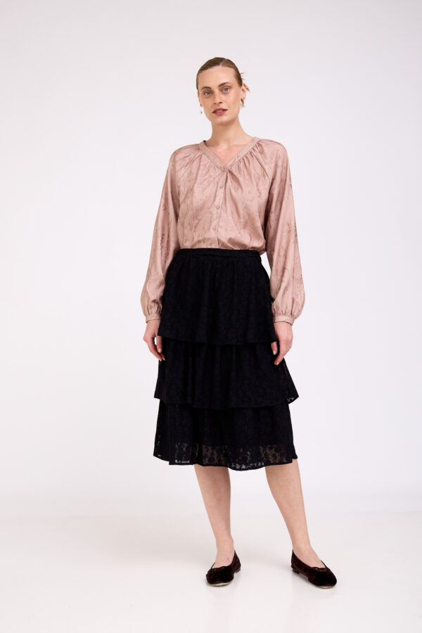 חצאית פיור שחורה