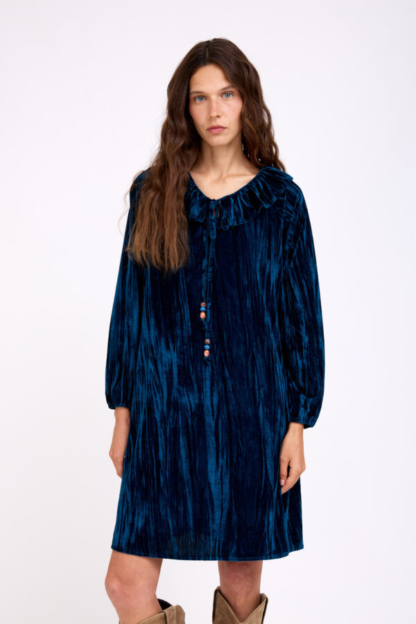 שמלת מונה כחולה