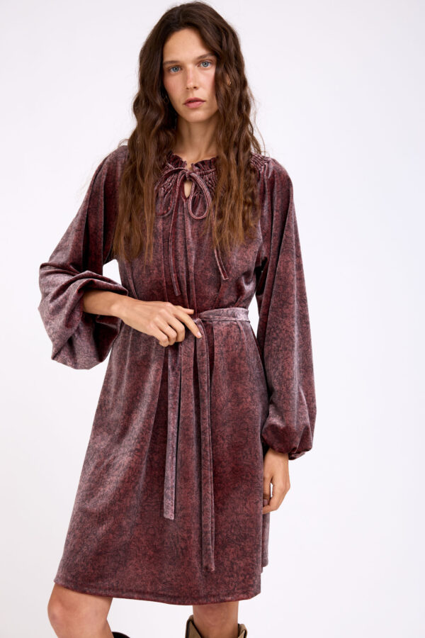 שמלת קלו בורדו