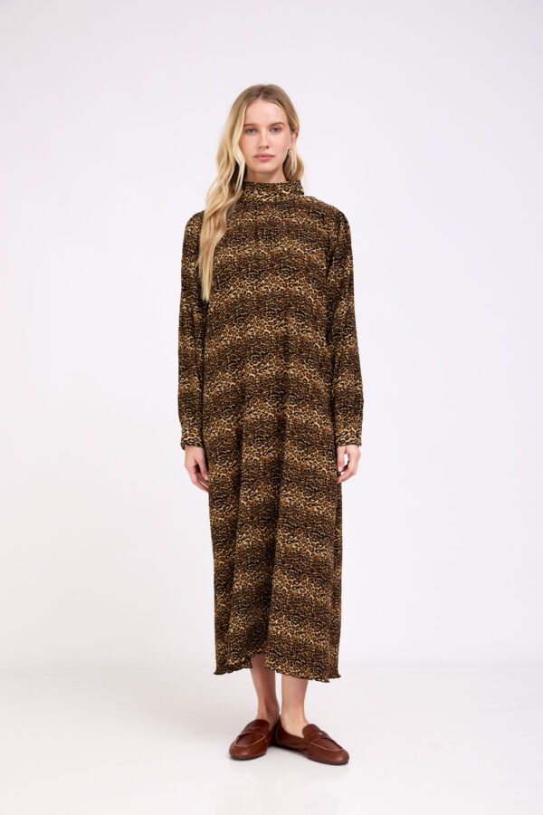 שמלת אמיל מנומרת