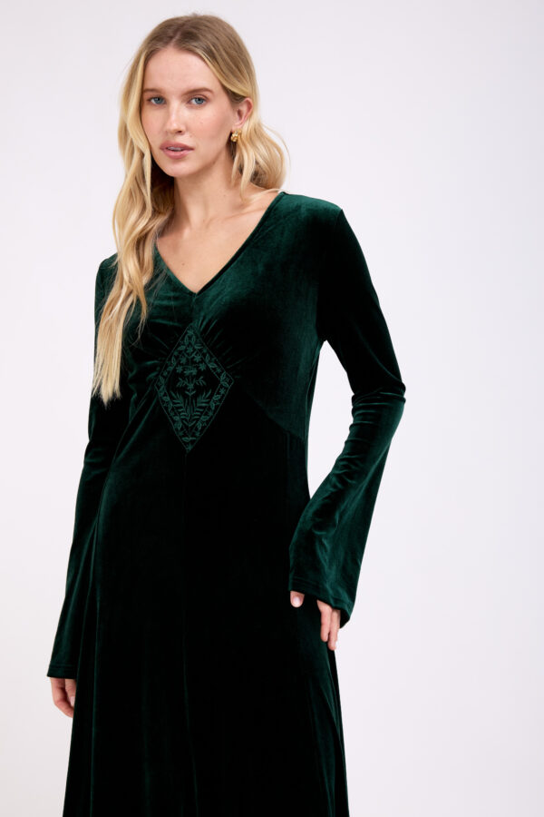 שמלת לואיז טורקיז