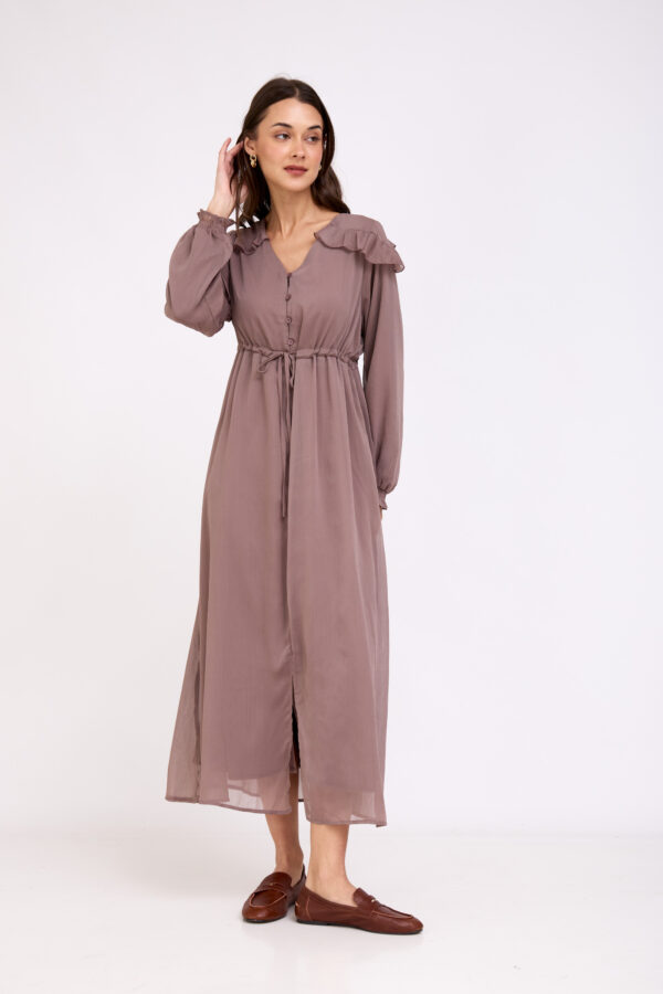 שמלת לוסיל חומה