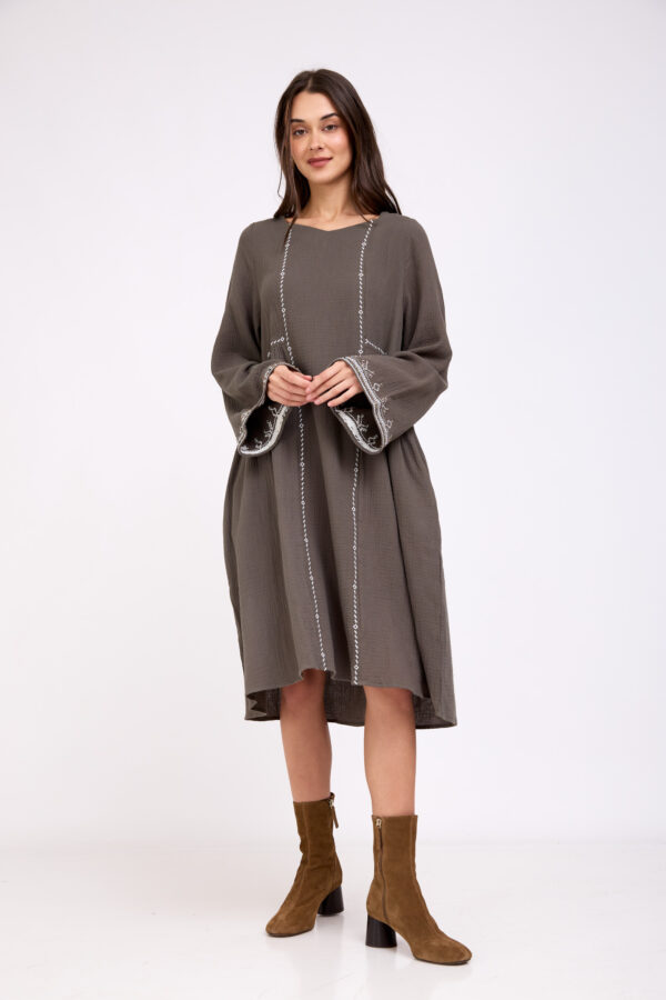 שמלת אוליין ירוקה