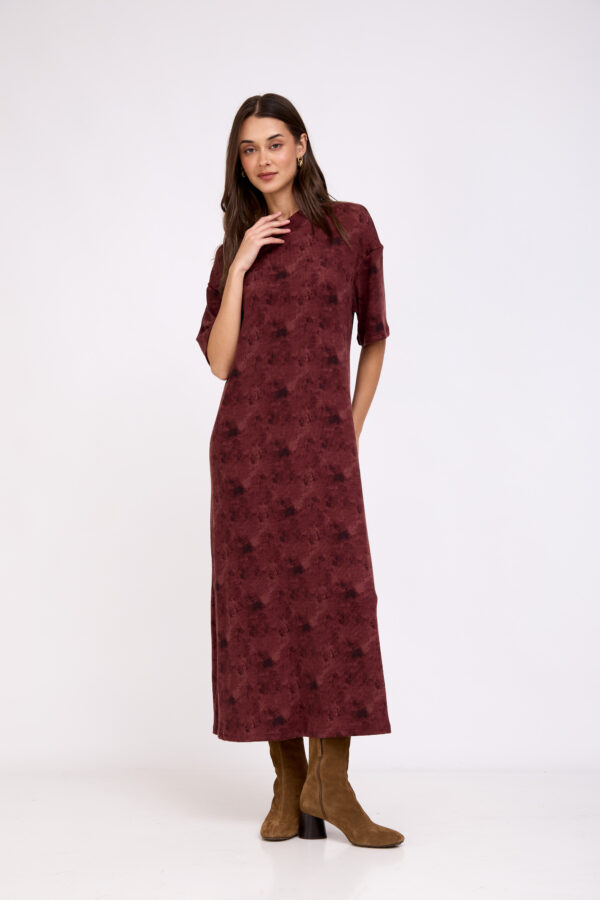 שמלת אמורט בורדו