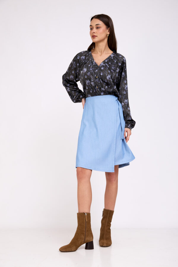 חצאית ליז כחולה