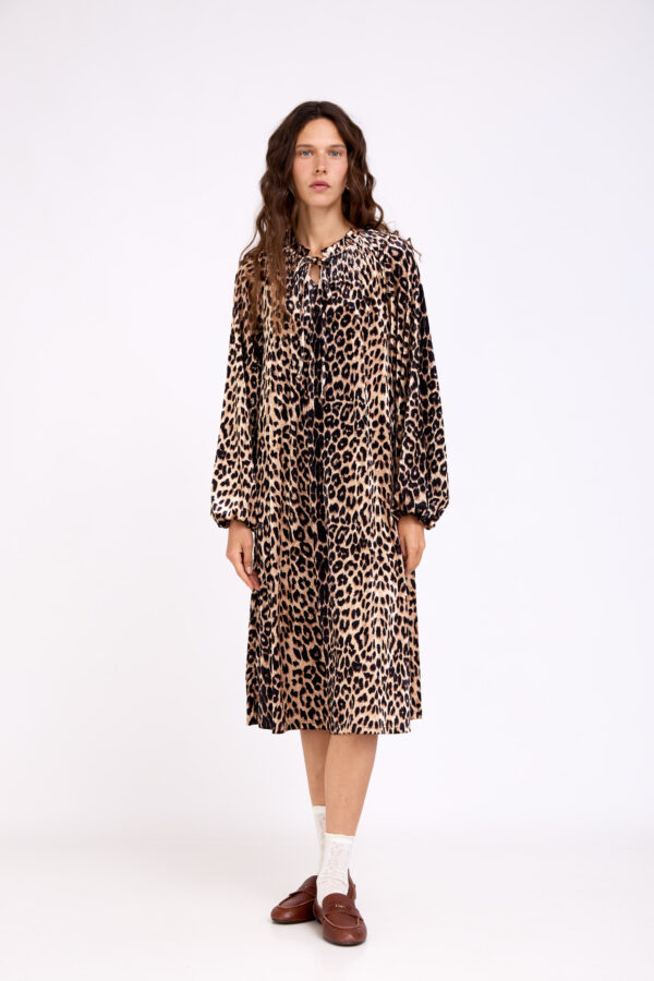 שמלת קלו מנומרת