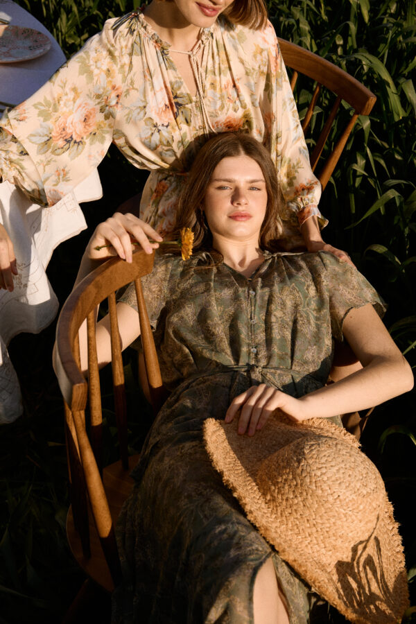 שמלת סילביה ירוקה