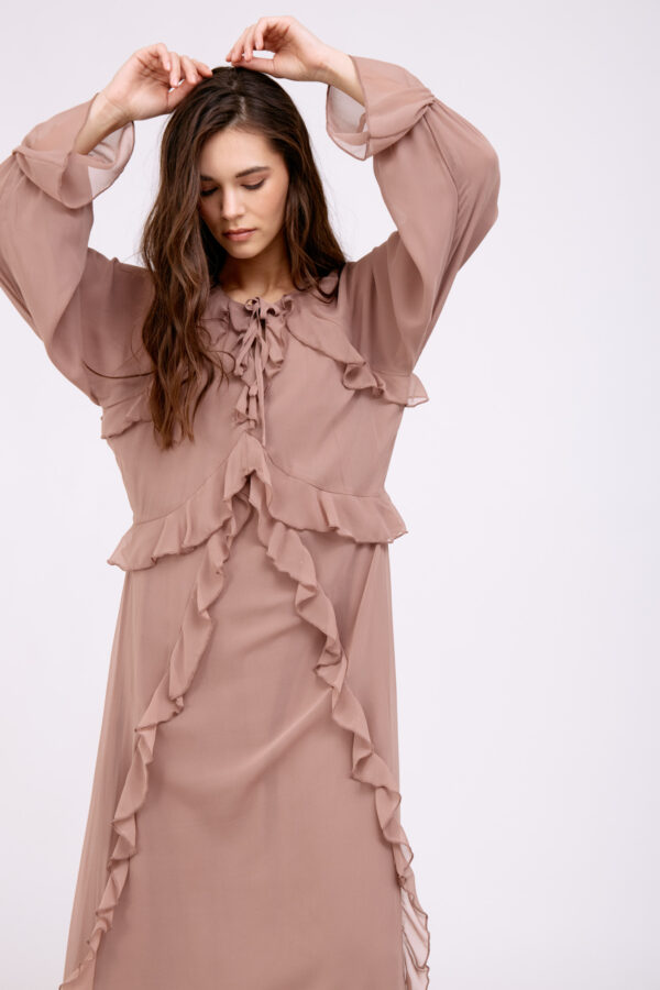 שמלת דיזי ורוד עתיק