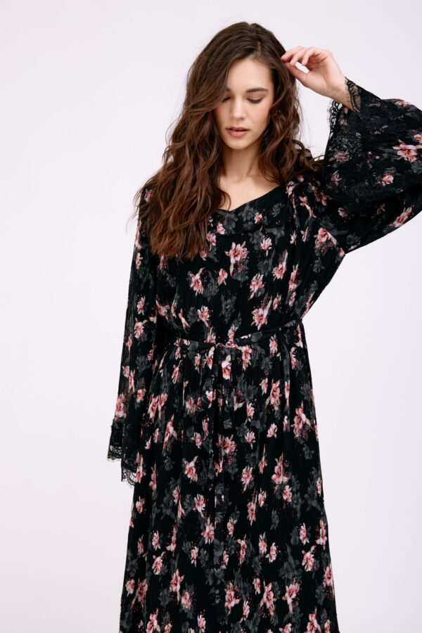 שמלת פטליה הדפס פרחוני