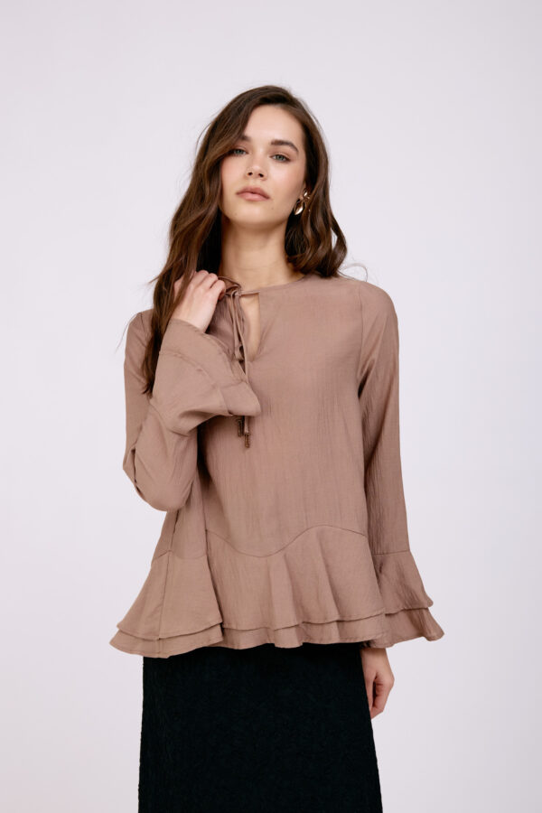 חולצת מורנה חומה