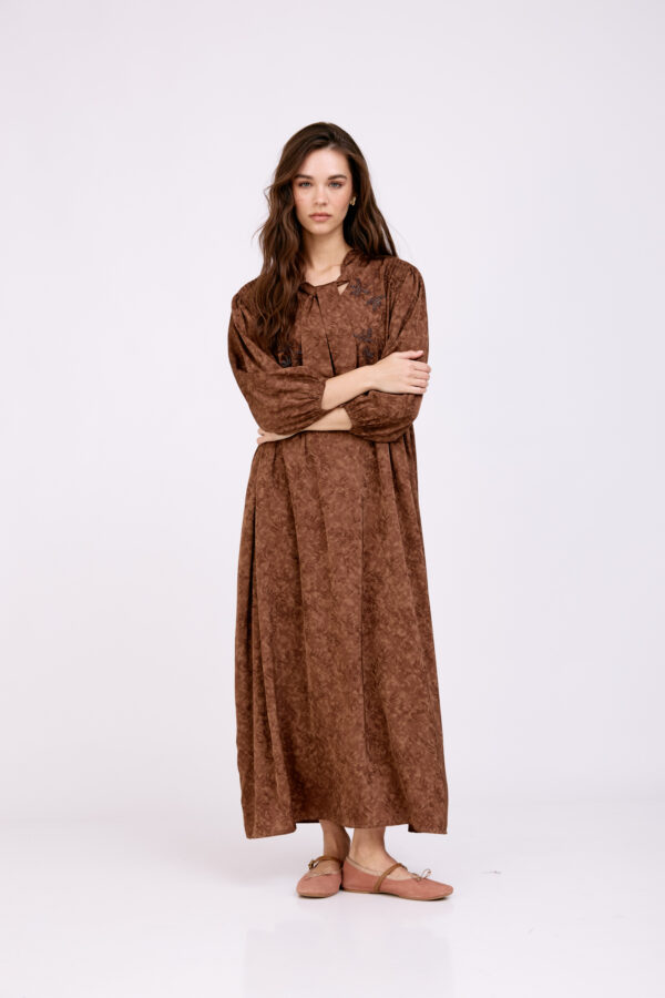 שמלת אלה חומה