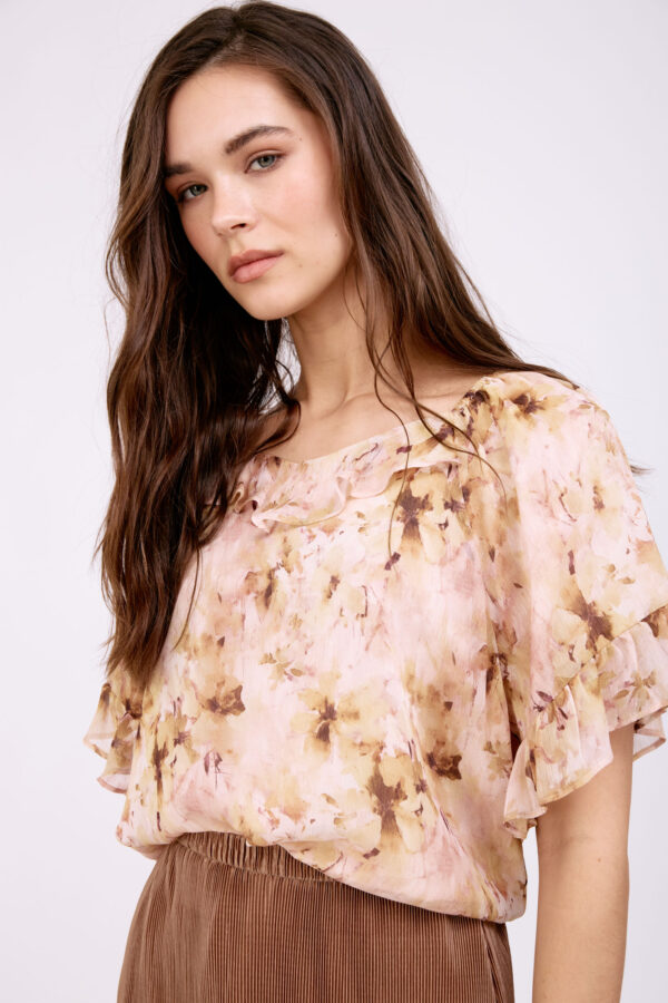 חולצת אייבי הדפס פרחוני