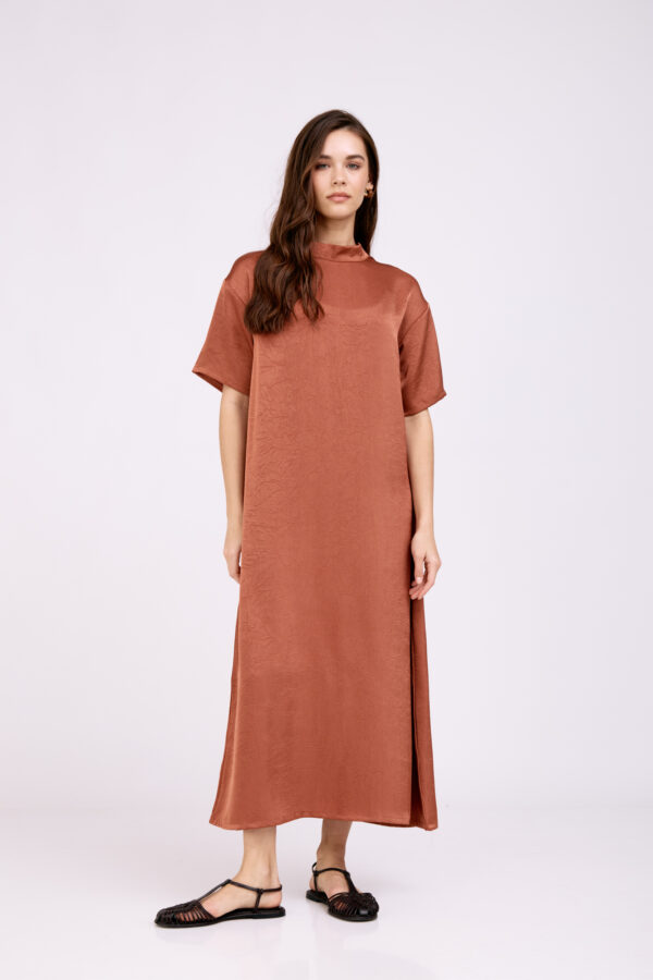 שמלת טוליפ אפרסק