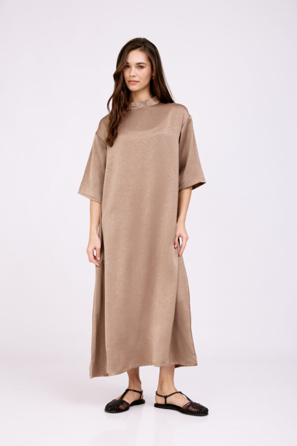 שמלת טוליפ חומה