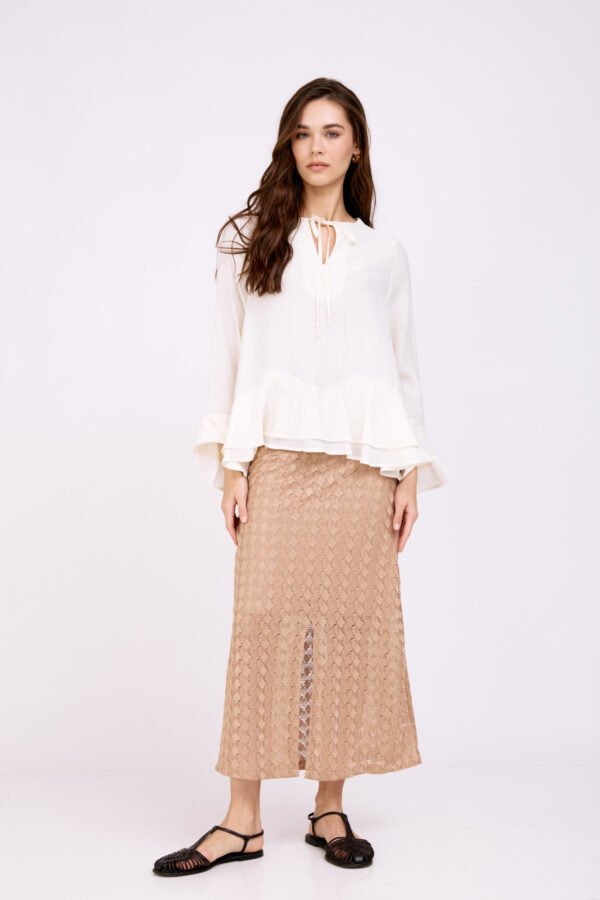 חצאית קוריס בז'