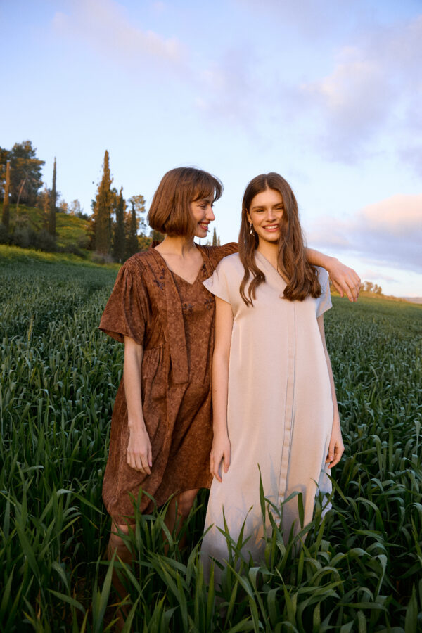 שמלת אלה חומה