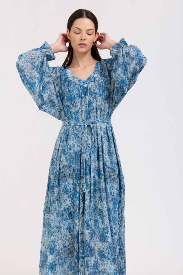 שמלת ליין כחולה