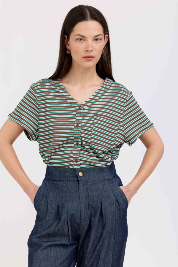 חולצת סקיי פסים