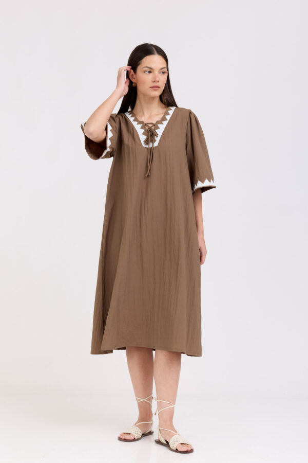 שמלת וייב חומה