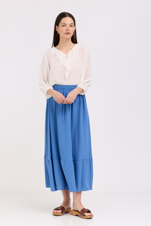 חצאית סול כחולה