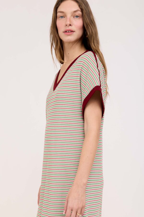 Green Strips Eva Dress