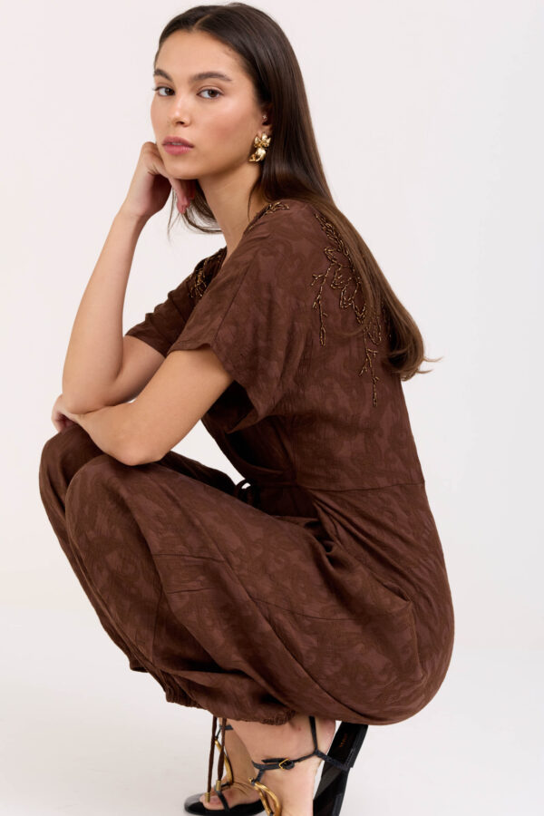 Brown Rosalia Overall