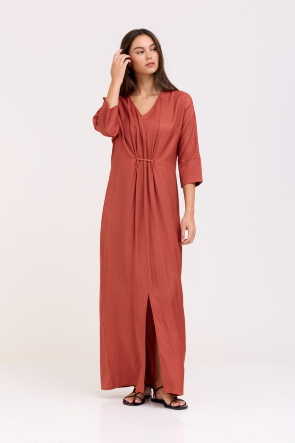 Rust Brown Mila Dress