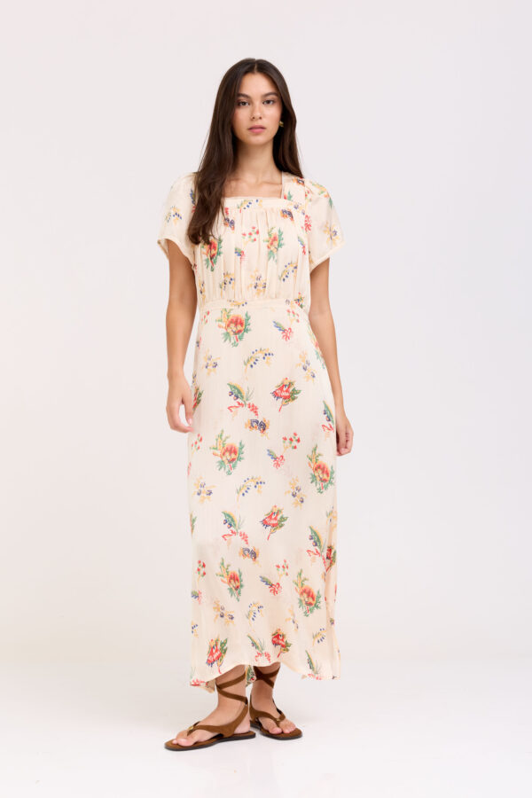 White Elora Dress