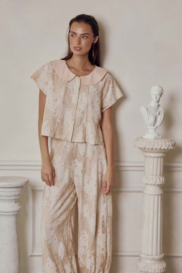 Cream Ella Pants