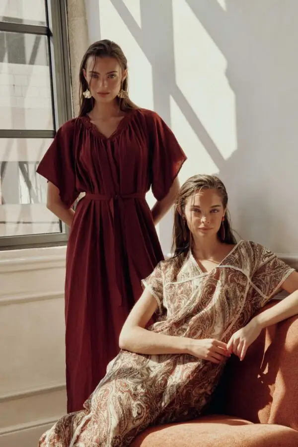 Brown Flora Dress
