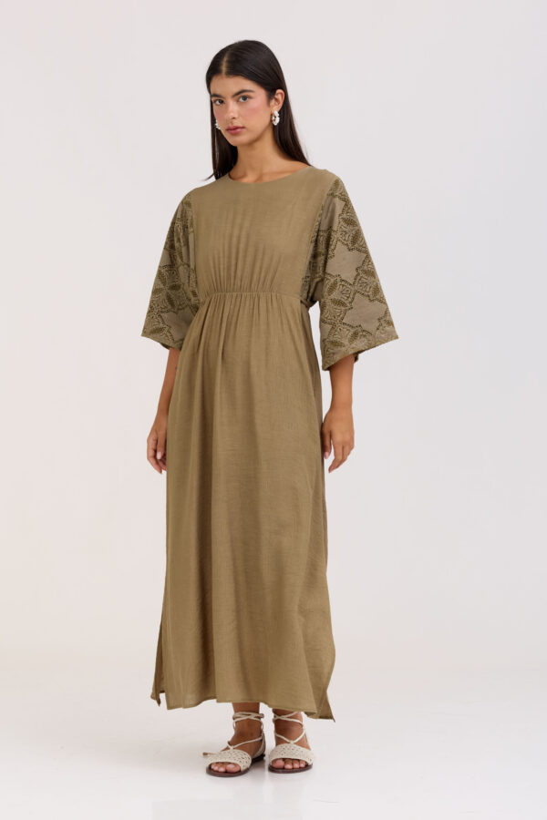 Olive Green Eden Dress