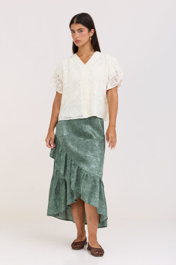 Green Reina Skirt