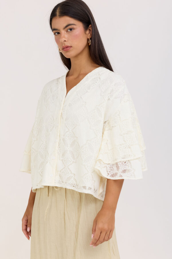 Cream Raya Shirt