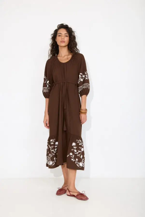 Brown Dakota Dress