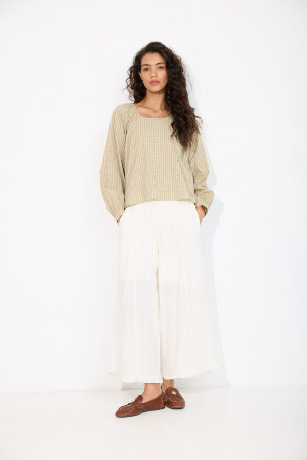 White Penny Pants